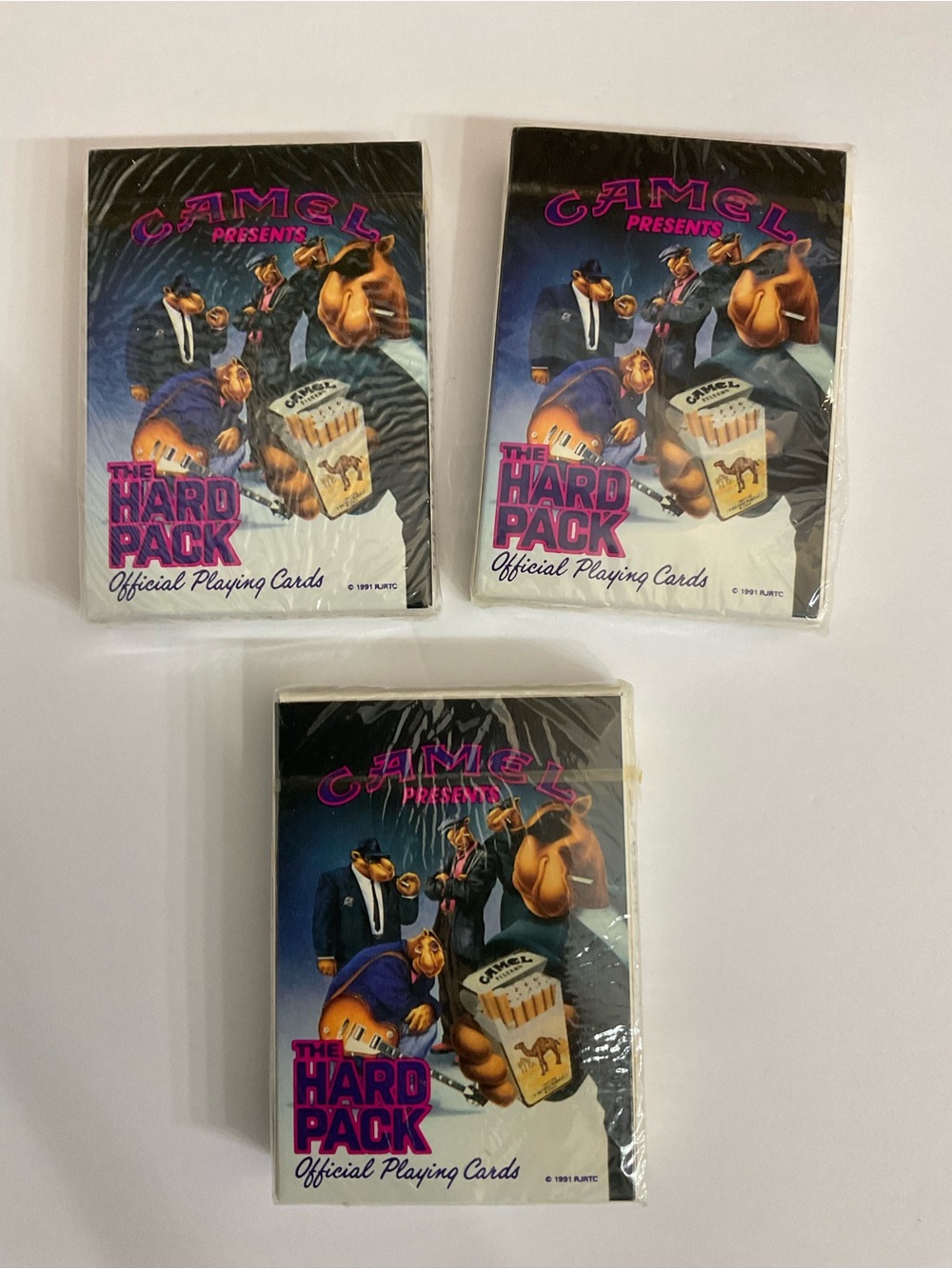 Camel The Hard Pack Standard Playing Cards 3 Pack